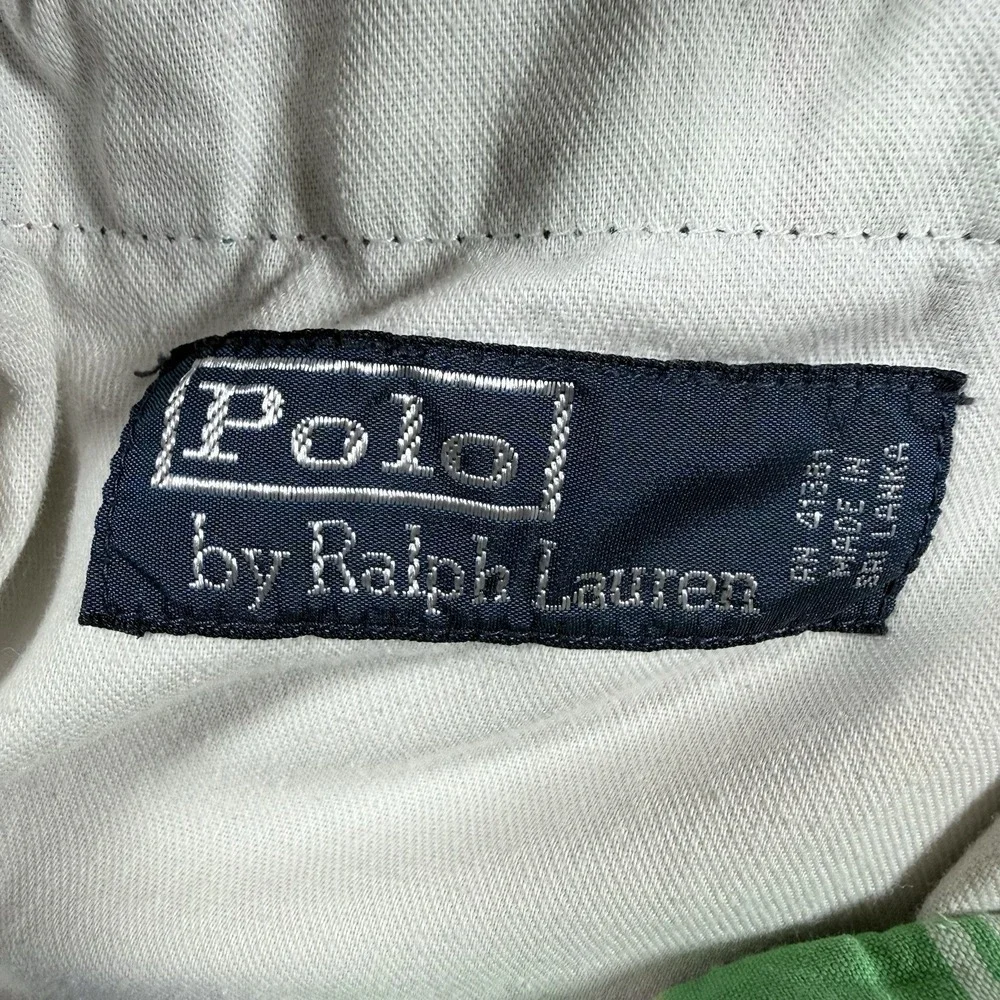 Polo‎ Ralph Lauren Shorts Men's 36 Patchwork Chino Madras Preppy Beach Coastal